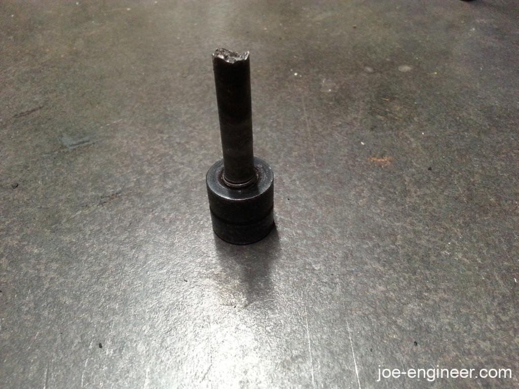 Broken Porsche 911 head stud.