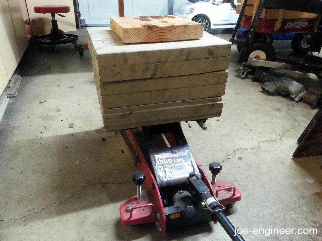 Motorcycle Jack and Lifting Blocks