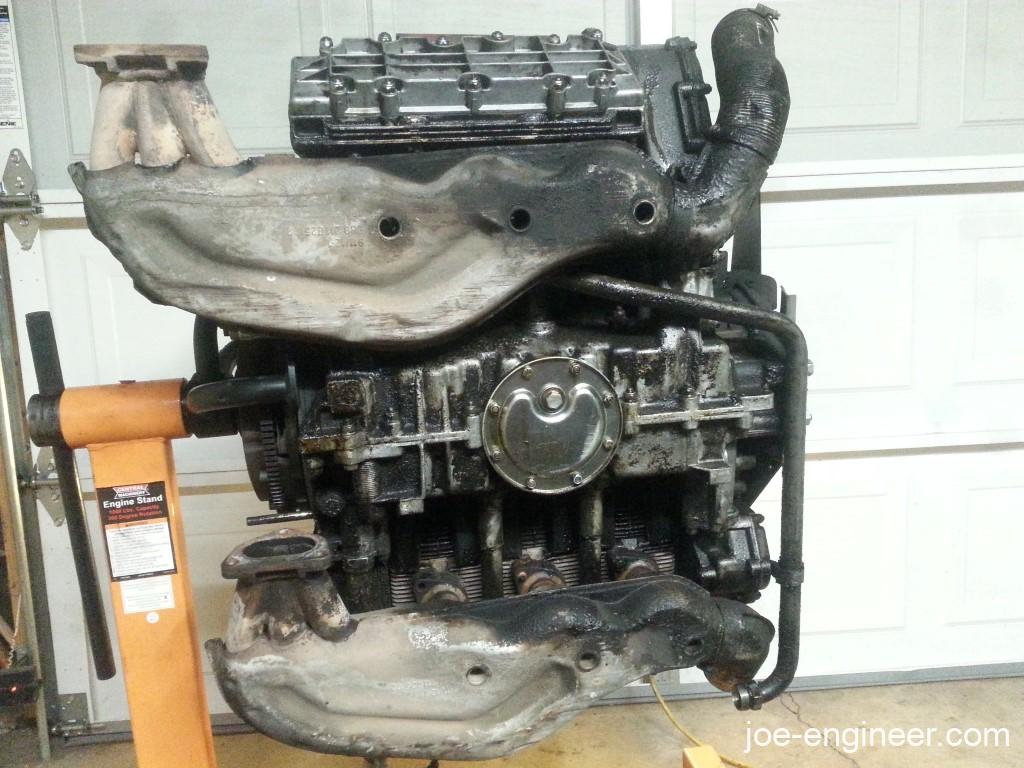 Porsche 911SC Engine Underside