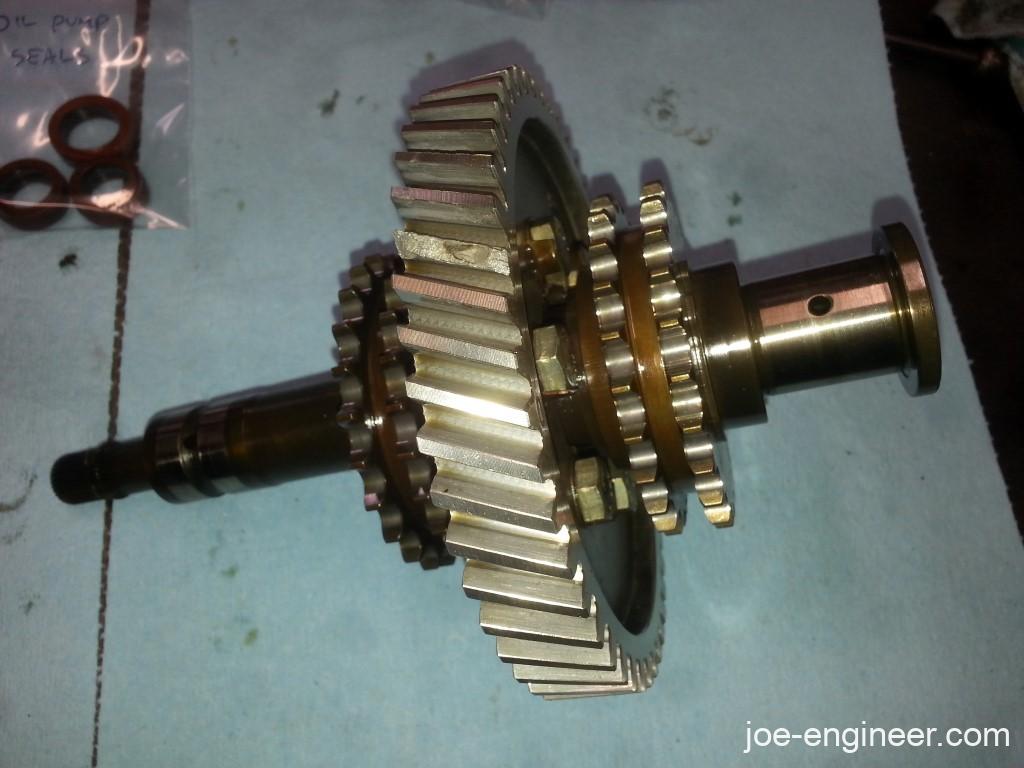 Porsche 911 Intermediate Shaft Gear Damage