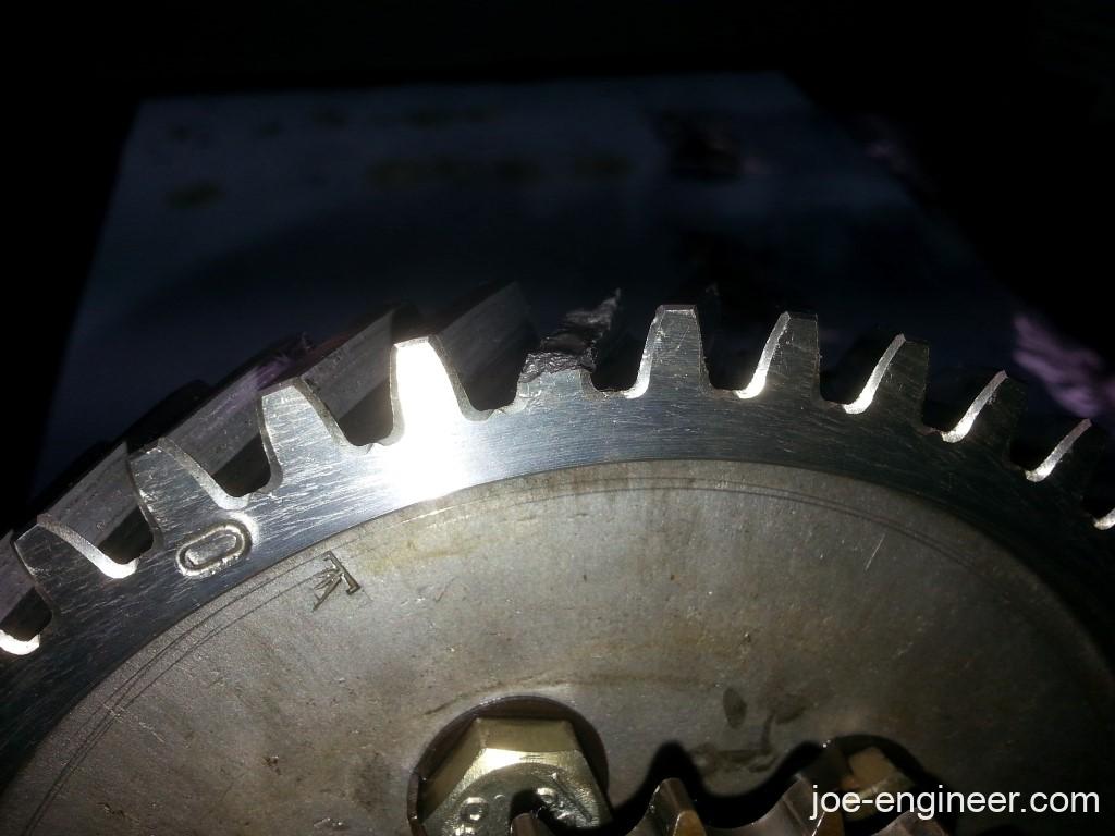 Porsche 911 Intermediate Shaft Gear Damage