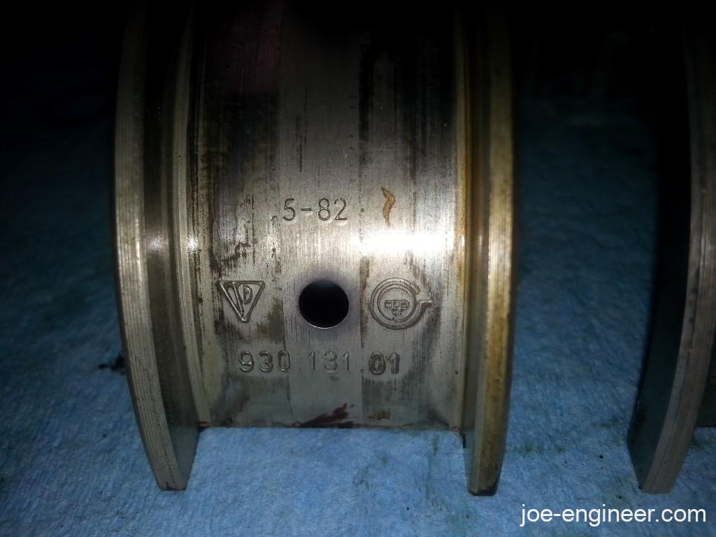 Porsche 911 Crank Main Bearing 1982